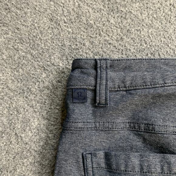 Lululemon Pants Mens 30 Blue Slate Jean ABC 5-Pocket Stretch Travel Work - Picture 10 of 12